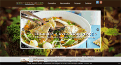 Desktop Screenshot of gibier-de-chasse.com